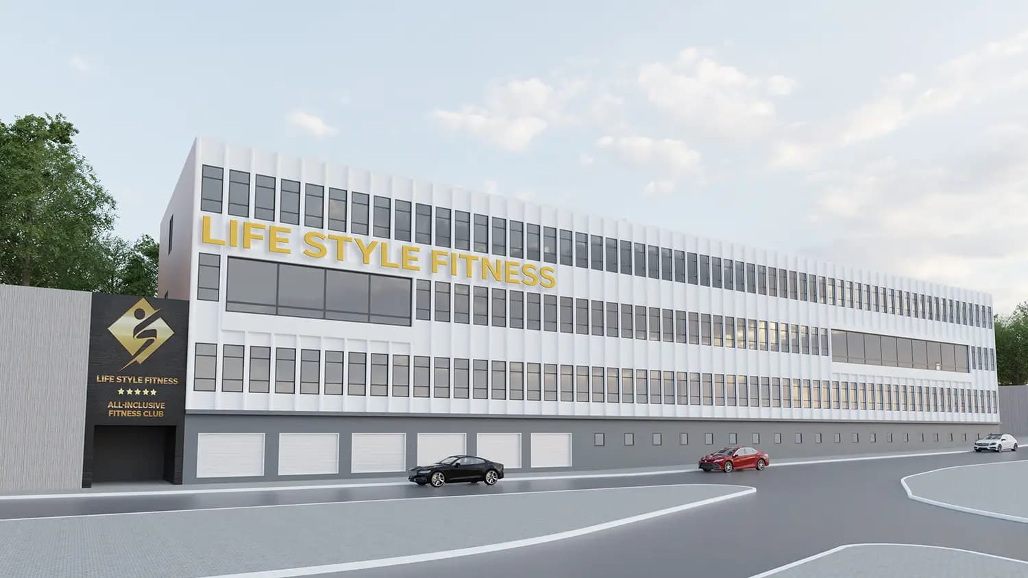 Facade du club Lifestyle Fitness Seraing