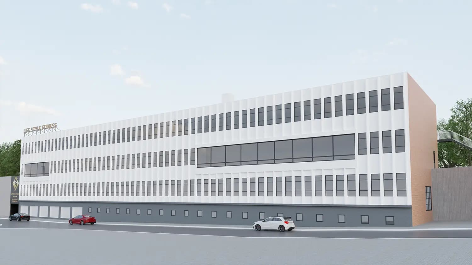Vue extérieure du club